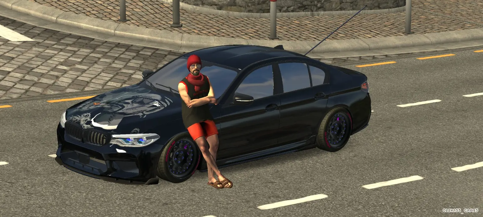 BMW Black Custom side view