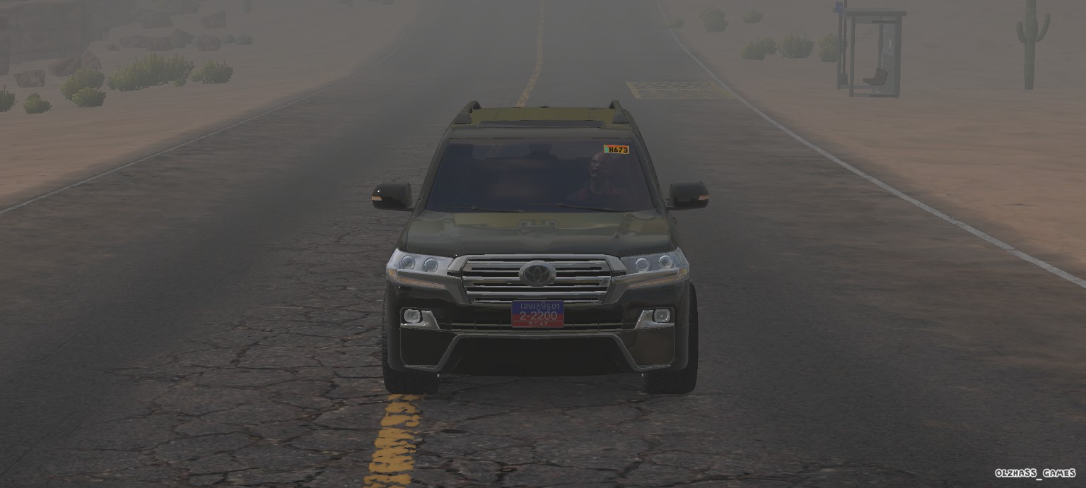 Land Cruiser V8 front view